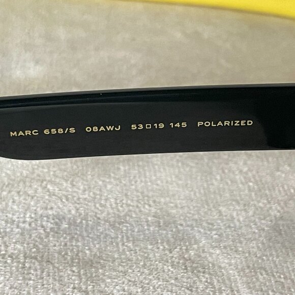 Marc Jacobs MARC 658/S (O8AWJ) Polarized Sunglasses – Women’s 53 19 145 Square - Picture 5 of 5